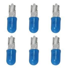 6pcs HVAC Control Lamp/Light Bulbs Fit for Toyota 1991-2003 Replace#90069-98004 90981-11014 EWG203 (Blue)