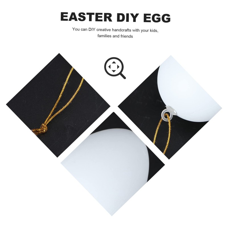 Abaodam Easter Eggs Toys White Easter Egg Diy Craft Kit
