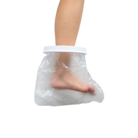 Firstar Waterproof Foot Protector - Protection for Bandages, Plasters, Wounds, Rash, Burns, Injuries, Showers and Bathing
