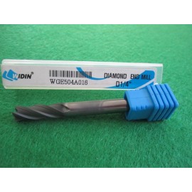 WIDIN WINDIN 1/4" End Mill 4 Flute True crystalline CVD diamond WGE504A016