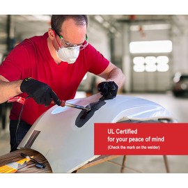 JOUNJIP Plastic Welding Kit Deluxe -UL Certified Plastic Welder 80W Iron- Professional Grade Plastic Repair Kit for Automotive Car Bumper, Kayak, Tank Repair