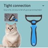 Pet grooming rake - double-sided, designed specifically for cats, dogs,