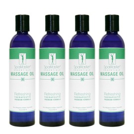 Master Massage Refreshing Blend Aromatherapy Oil Refresh Your Spirits 8oz per Bottle (4count)