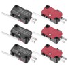 sourcing map 6Pcs V-152-1C25 1NO + 1NC Micro Limit Switch