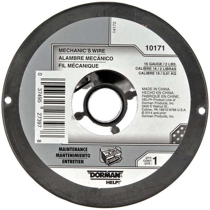 Dorman 10171 Mechanics Wire 16 Gauge 2 Pound Spool Universal