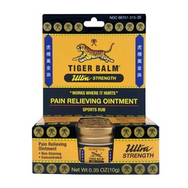 Tiger Balm Ultrafuerte Para Aliviar El Dolor, 10G  Ungento Calmante  Ungento Para Masaje Muscular Ultrafuerte  Ungento Muscular Deportivo Que No...   