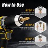 Topec Damaged Screw Extractor Set 8Pcs, HSS 4341 Easy Out