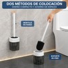 Cepillo para Inodoro BEBK FECT006 Pack de 2 Cerdas 360°