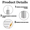 15 PCS Corn on The Cob Skewers, Stainless Steel Sweetcorn