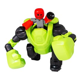 Zing Stikbot Megabots - Stikbot Poseable Collectible Stop Motion Action Figures and Mega Vehicles (Knockout (Green))