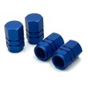 COTRAX Aluminum Air Valve Cap Set of 4 Tire Wheel