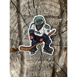 Slap Shot Leo Action Sticker