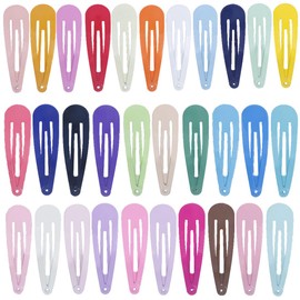 ZAMXHUG Haarspangen Mädchen - 30 pcs 7cm Süße Haarclips Metall Snap Haarklammern in Bonbonfarbe,Haarspangen Damen Bunte Hair Clips Metall Haarklammern Mädchen,für Geburtstagsfeier Geschenk,