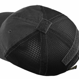 Condor TCTM Breathable Mesh Tactical Team Cap w/ Two Hook and Loop Panels  - Black