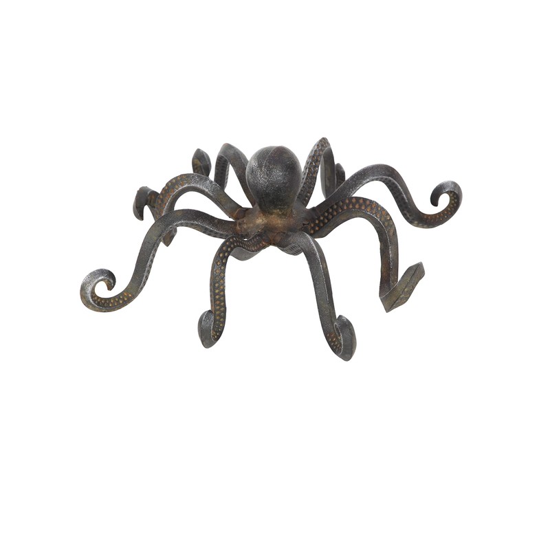 Deco 79 Metal Octopus Decorative Sculpture Home Decor Statue with