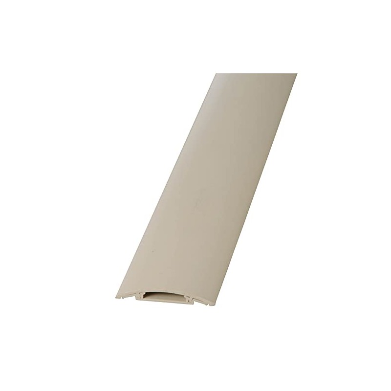 オーム電機 配線プロテクター 2号薄型 ベージュ 1m DZ-PTU21-C 00-9953 ケーブルカバー ケーブル保護 ケーブルかくし