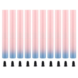 ZJchao 10 Pcs 6ML Botella de Rímel Vacía con Cabezal de Cepillo, Tubo de Rímel con Inserciones, Recipiente de Crema para Pestañas de Embudo, Fino...  