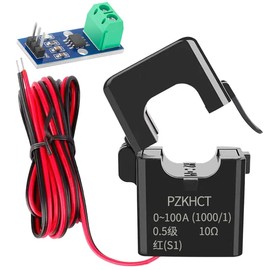 DKARDU PZCT-02 Current Transformer Coil Sensor Snap Joint Structure Split Core with ACS712 30A Sensor Module for 100A Amp Energy Meter Mini Split Base Current Transformer