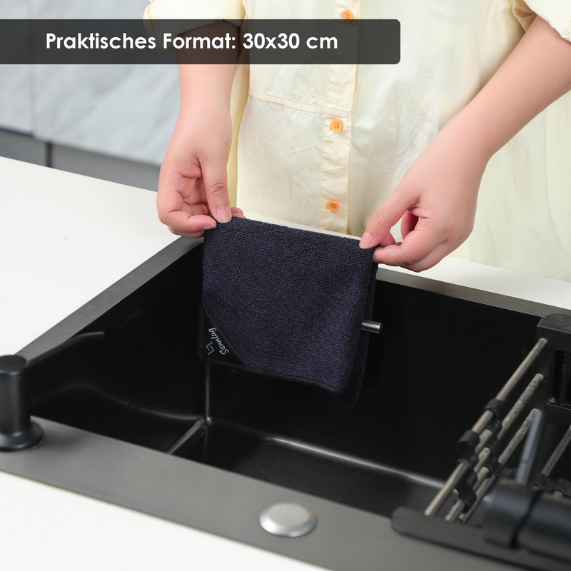 Lopoleis® Microfibre Cloths, Pack of 7 Window Cloth, Cleaning Cloths