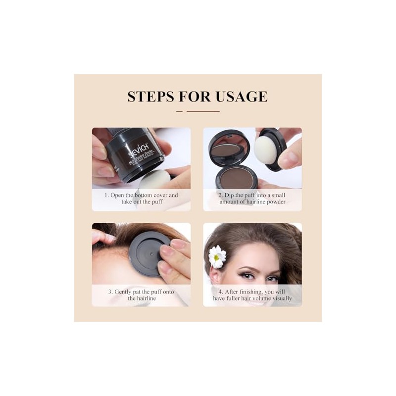 (Medium brown) - Instantly Hair Shadow - Sevich Hair Line