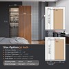 FINOSEN 32inch Concealed Sliding Barn Door Hardware with Soft Close