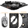 HWHongRV Heavy Duty Seat Swivel Base with Control Switch, 3.0mm