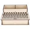 Wooden Leather Craft Tool Holder Leather Tool Organizer Wooden Box
