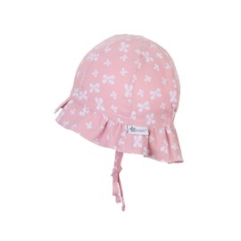Sterntaler Unisex Children's Sun Hat Bow Children's Hat, Pale Pink