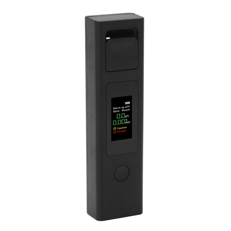 Portable Drunk Tester High Accuracy LCD Display Breathalyzer Rechargeable Air