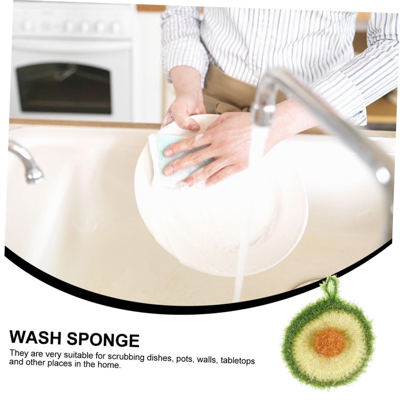 LIFKOME 5-Pack Dishwashing Scourers Dishwasher Dishwashing Pads Household Dish Sponges