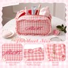 Tallew Needlepoint Project Bag NDLPT Sewing Craft Storage Embroidered Ruffle