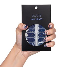 Outré Nail Wraps Kit – Professional Kit with Nail Polish Strips, Cuticle Pusher, Mini Nail File – Easy and Fast Application – Long-Lasting Nail Polish Wraps – Modern Pop Nail Wraps for Women (Astrology)