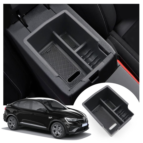 LFOTPP Renaul*t Arkana Armrest Organiser, Centre Console Storage Compartment with