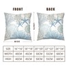 Wnoesat Coastal Outdoor Pillow Covers 18x18 Set of 2 Nautical