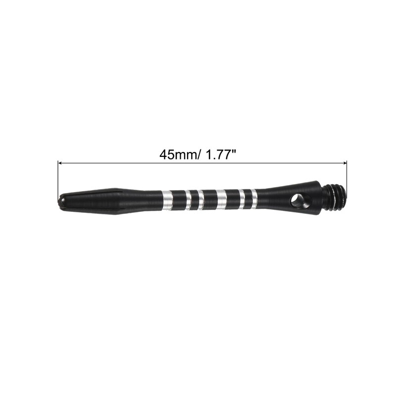 PATIKIL 45mm Aluminum Dart Shafts, Medium 2BA Thread Dart Stems