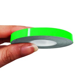 4R Quattroerre.it 10491 Trim Stripes Adhesive Strips for Cars, Neon Green, 7 mm x 10 mt
