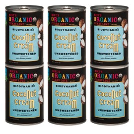 Biodynamic & Organic Unsweetened Coconut Cream | Case of 6 x 13.5 fl oz cans