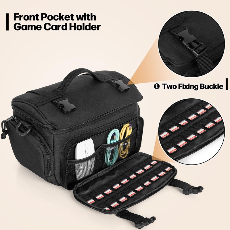 PGmoon Travel Bag Compatible with Steam Deck (OLED)/ Legion Go