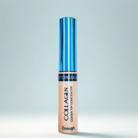 Enough Collagen Whitening Cover Tip Concealer 9g, No. 1 Light Beige, 1 ea. / 이너프 콜라겐 화이트닝 커버 팁 컨실러 9g, 1호 라이트베이지, 1개
