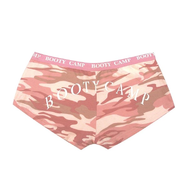 Rothco Women's Booty Shorts/Booty Camp, Baby Pink/Camo, Small