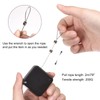 MECCANIXITY Retractable Cable Lock with Self-Adhesive, Remote Control Security Lock
