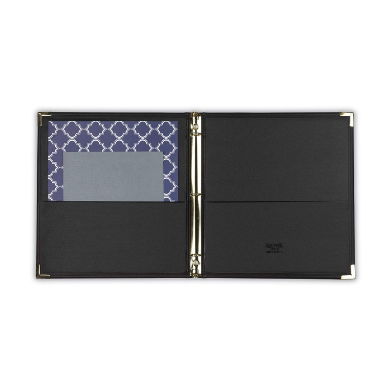 Samsill Classic Collection Leather 3 Ring Binder, Executive Presentation Portfolio,