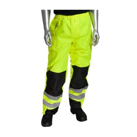 PIP 318-1771-LY/XL ANSI/ISEA 107 Class E Ripstop Reinforced Overpant