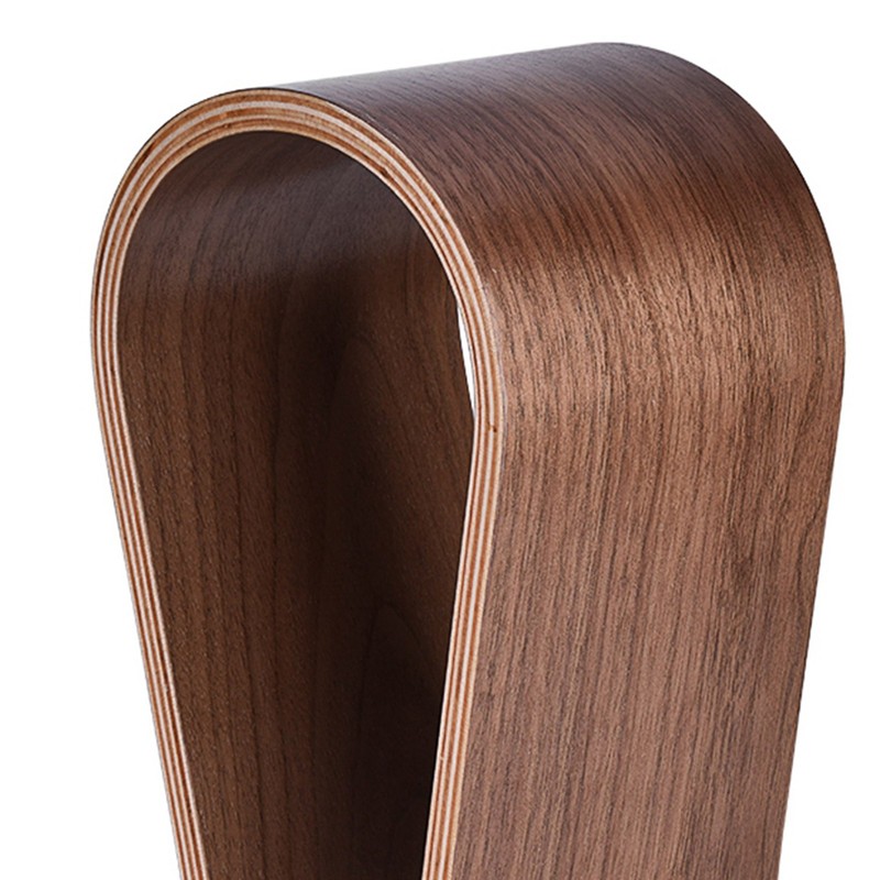 U Shape Wood Headphones Stand Holder Hanger Wooden Headset Desk