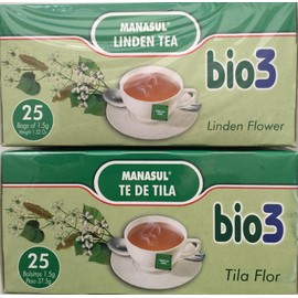 Manasul Linden-Tilo Tea 25's 2-PACK-50 TOTAL TEA BAGS