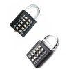 ZENG 10-Button Combination Padlock – Pre-Set 5-Digit Unchangeable Code, Hardened
