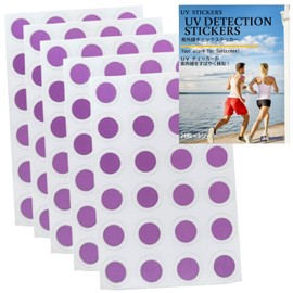 Archtypes Ultraviolet Checker UV Checker Ultraviolet Check Sticker Ultraviolet Measuring Instrument Sunscreen UV Detection Stickers 120 Pieces