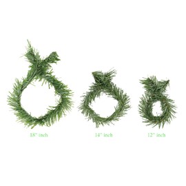 Haute Decor GarlandTies™, Assorted Pack of 3 Sizes (Noble Fir) - 40 Garland Twist Ties - Hang Garland, Lights, Decorations