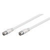 Goobay 66615 Antenna cable (class A >85 dB) 2x shielded