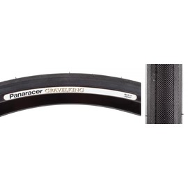 Panaracer Gravel King Slick 700x43 Tubeless TPI 95 Black/Black Reflective Road